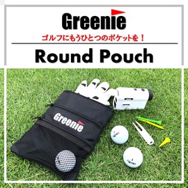 Greenie GR-2110-01 Golf Ball Case Golf Pouch Golf Ball Marker Tee Golf Golf Equipment, Black
