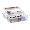 Relaxdays Storage Box 9 Compartments Sorting Box Craft Material Sewing