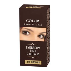 Henna Colour Cream for Eyebrows Hen Eco up to 4 Weeks Colour Intensity Professional Eyebrow Colour Creamy Henna Colour Kit 15 g + 15 g, 3.0 brown