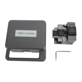 High Accuracy Fiber Cleaver Tungsten Steel Blade Automatic Return Optical Fiber Cutter Cold Welding Hot Melting Universal