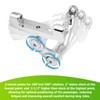 Mofun Adjustable Rear Passenger Floorboard Mount Bracket Kit Compatible with