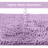 LuxUrux Bath Mat-Extra-Soft Plush Bath Shower Bathroom Rug, 1'' Chenille