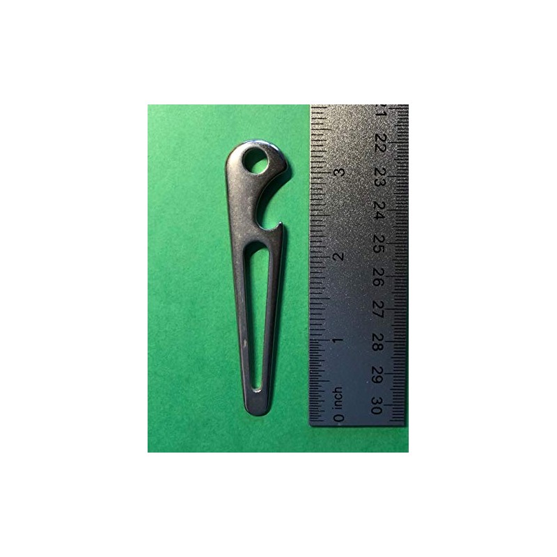 US STAINLESS Stainless Steel 316 Shackle Key with Bottle Opener