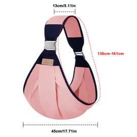 Baby Trage Neugeborenes Kleinkind, Babytragetuch Neugeborene Baumwolle mit Dicken Schultergurten, Weiches Tragegurt Baby Verstellbare, Umwandelbar Baby Träger für Babys 0-36 Monaten, bis zu 20kg