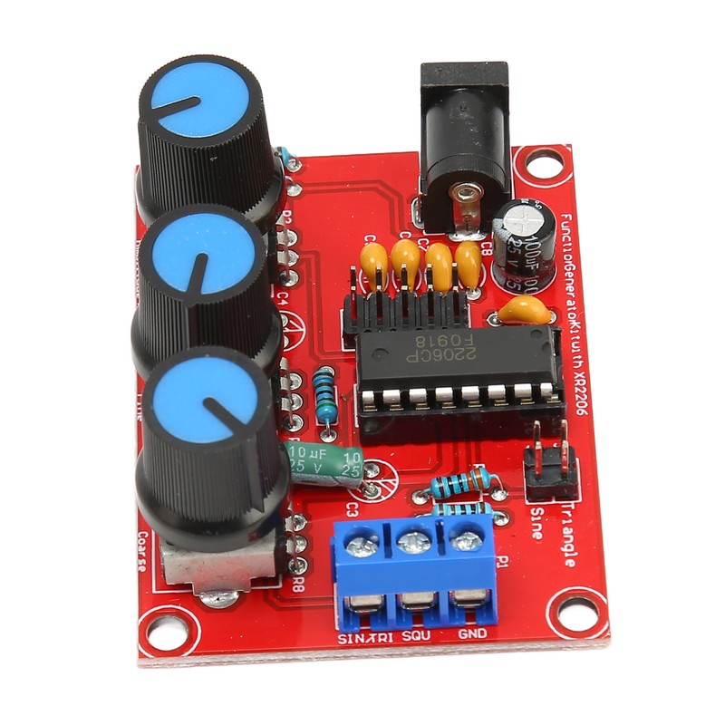 2Pcs Signal Generator Kit Sine Triangle Square Output 1Hz‑1MHz 9‑12V