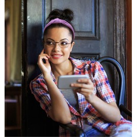 MDSTYLE Knotted Headband for Women & Girls - Top Knot Headbands for Women's Hair - Hair Accessories, Head Bands (Purple 1pc, One Size)