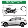 HQRNYP Metal Motorcycle Key Chain, Keychain Accessory, Motorcycle 3D Model
