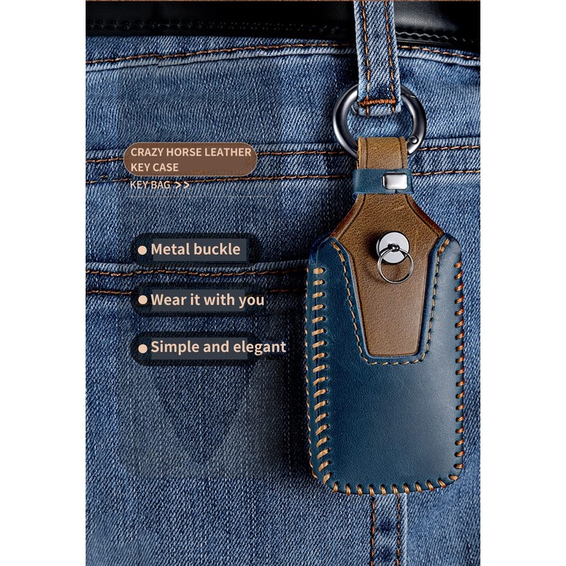 ontto Car Key Shell Case for Land Rover Range Rover