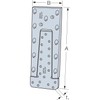 Simpson ETB Cross-Cut Wood Connector, Aluminium
