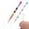 SmallCat 4 Pcs Metal Beading Needles, Steel Bead Crochet Hook,