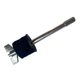 TUOREN 1 Pair Cymbal Stacker, 4 inch and 5.7 inch Cymbal Stacker Mount 8mm Thread Cymbal Stacker Attachment Percussion Instrument Accessories Wing Nut Black