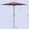 Abba Patio 9FT Lyon Outdoor Patio Umbrella Outdoor Table Umbrella