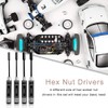 Gruiqrd Hex Screw Driver, 4pcs RC Tools Kit Hexagon Screwdriver