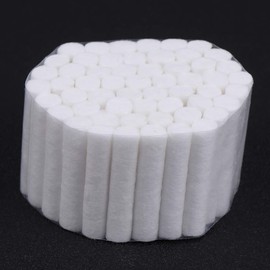 Artibetter Pack of 5 Dental Cotton Balls Dental Gauze Rolls Cotton Balls Rolled Cotton Balls Nose Plugs for Bloody Nose Teeth Mouth