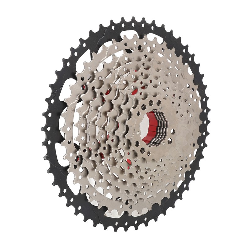 10 Speed Cassette Flywheel Aluminum Alloy 12‑50T Hollow Design Silent
