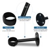 Ceiling Curtain Rod Brackets, 1 Inch Heavy Duty Curtain Rod