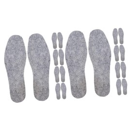 FRCOLOR 10pairs Breathable Wool Shoe Insoles Comfortable Unisex Thick Warm Insole Suitable for Cuttable and Stylish Foot Cushions for Cold Weather