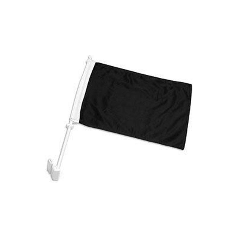 12x18 Black Polyester Car FLAG Window Vehicle 12"x18" Flag