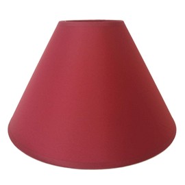 12" Cotton Coolie Pendant Or Table Lampshade in Burgundy Colour