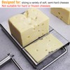 Cheese Slicer, Stainless Steel Wire Cheese Slicer, Adjustable Thickness Cheese