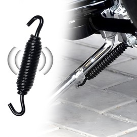 Chrome Plated Kickstand Spring Jiffy Stand spring for most Harley motorcycle models - Black Color