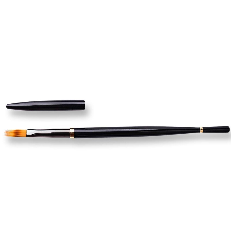 SILPECWEE 1Pc Ombre Nail Brush, Acrylic Nail Art Gradient Painting