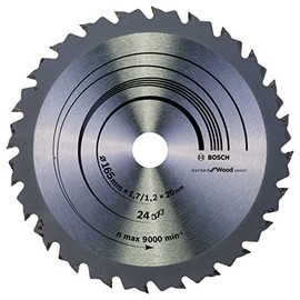 Bosch 2608642601 Circular Saw Blade"Top Precision" Sewoh 6.5inx20mm 24T