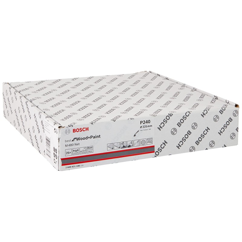 Bosch Professional Set with 50 M480 sanding sheets Best suited