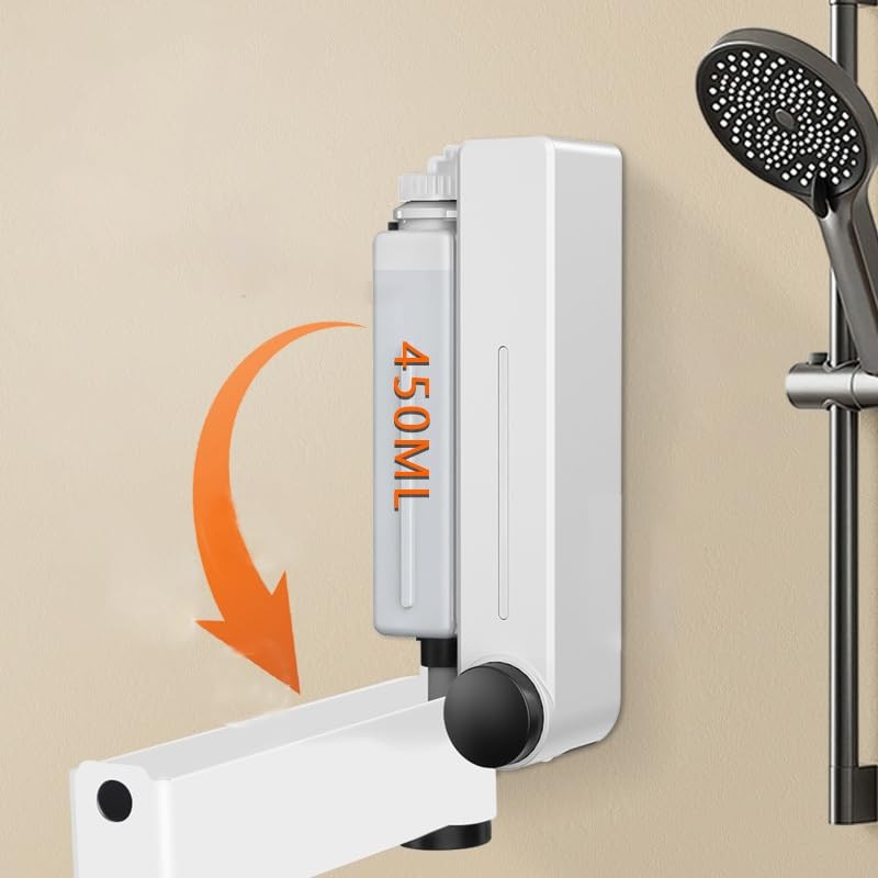 Liquid Soap Dispenser Wall Mount, 3 Chamber Bathroom Shower Pump