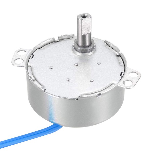 uxcell Synchronous Motor AC 100-127V 4W Double Flat Shaft for