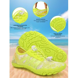 Zapatos de Agua, Secado Rápido, Calzado para Agua para Hombre y Mujer, Zapatos Acuáticos Descalzos para Natación, Surf, Playa y Actividades Acuáticas