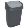 Allibert Mistral 214962 Rubbish Bin with Swinging Lid 25 x
