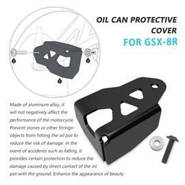 For GSX8R gsx8r gsx 8r Motorcycle Rear brake master cylinder guard Oil Can Protective Cover GSX-8R 2024