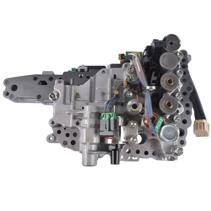 TEKKOAUTO Transmission Valve Body with Stepper Motor Replacement for Nissan