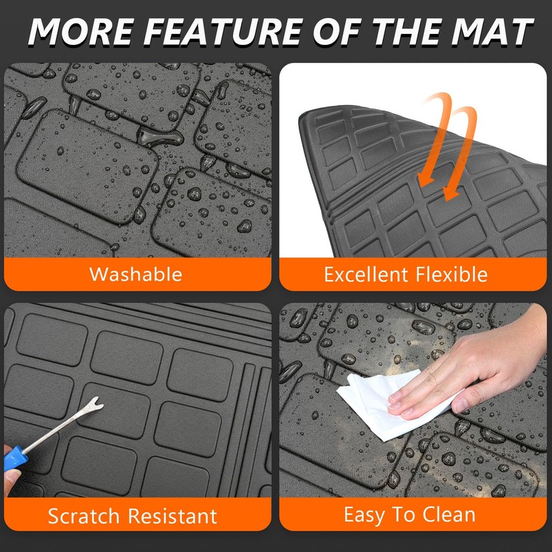 powoq Fuel Cargo Mat Compatible with 2023 2024 2025 Honda
