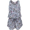 GURU SHOP Short Airy Hippie Style Jumpsuit, One-Piece Jumpsuit, Women,