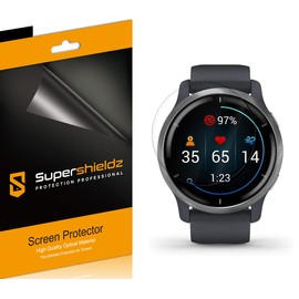 Supershieldz (3 Pack) Designed for Garmin Venu 2 / Venu 2 Plus Screen Protector, (Full Coverage) High Definition Clear Shield (TPU)