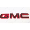 Auto Front Rear Gloss Red Black Emblem Overlay 2019+ GMC