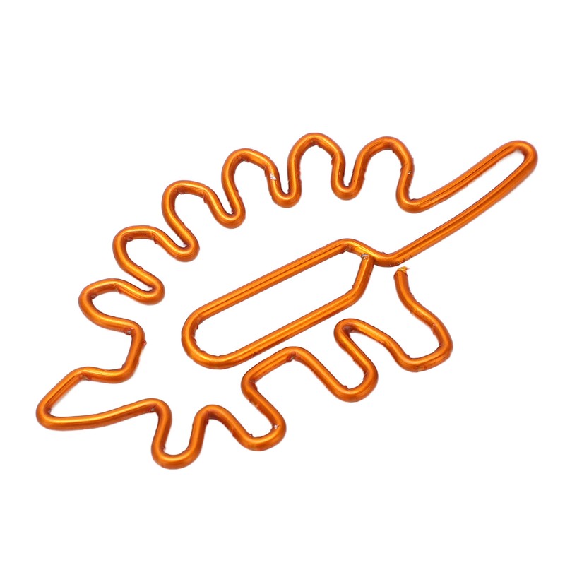 100pcs Paper Clips Portable Mini Cute Dinosaur Shape Electroplated Metal