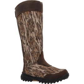 ROCKY Kids Spike Waterproof Snake Boot, Mossy Oak Bottom Land, Size 3(M)