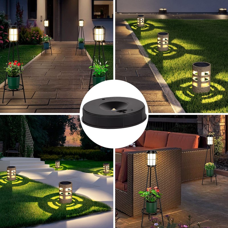 2 Pack Solar Lights Replacement Top DIY Solar Lights Panel