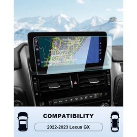 For 2023 Lexus GX Screen Protector - 2022 2023 GX (GX460/460 Premium/460 Luxury) Accessories 9H Tempered Glass 10.2 Inch Navigation Touch Screen Anti-Scratch Fingerprints High Sensitivity No Bubbles
