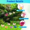 IETWATE 72PCS Mini Figures Axolotl Toy, Glitter Mini Resin Animals,
