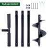 Patioer Post Hole Digger Manual 6" x 41" Garden Auger