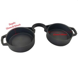 Doxiuyo Binoculars Protective Rubber Objective Lens Caps Binocular Eyepiece Lens Cover Telescope Cover Lens Protection A