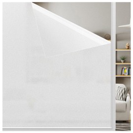 LEMON CLOUD Window Film Privacy, Film for Opaque Glass windows, Frosted Obscure Films No Glue, Protection for Home Office Bathroom Door and Window, Matt 30x400cm