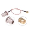 RFaha - 2 adaptadores coaxial SMA macho a N hembra