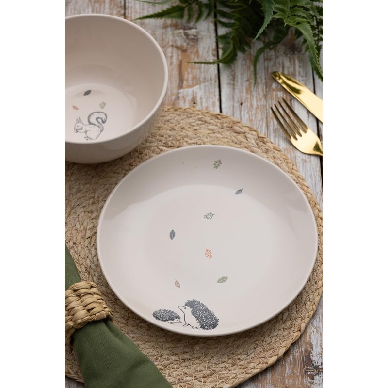 Price & Kensington Woodland Set of 4 Side Plates 20.5cm
