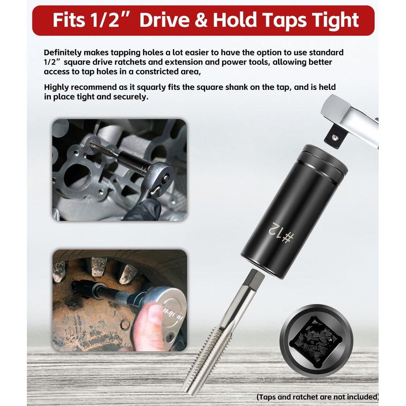 71670 Tap Socket Set Fits 5/8", 11/16", 3/4", 7/8" and