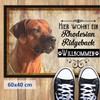 PR Print Royal Doormat Pets with Dog Picture Rhodesian Ridgeback